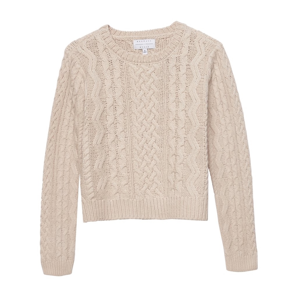 KENDALL & KYLIE cable knit NWOT
